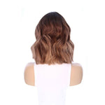 14" Divine Lace Top Wig Medium Brown Balayage w/ Partial Rooting