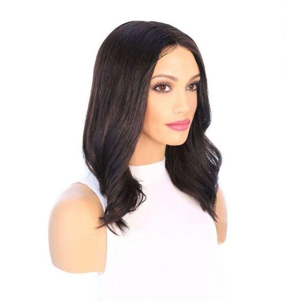 16" Divine Lace Top Wig Soft Black