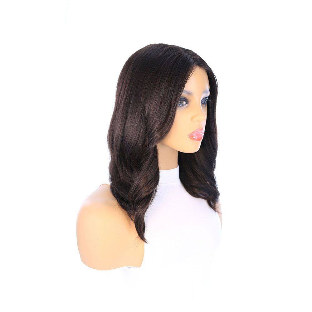 16" Divine Lace Top Wig Soft Black