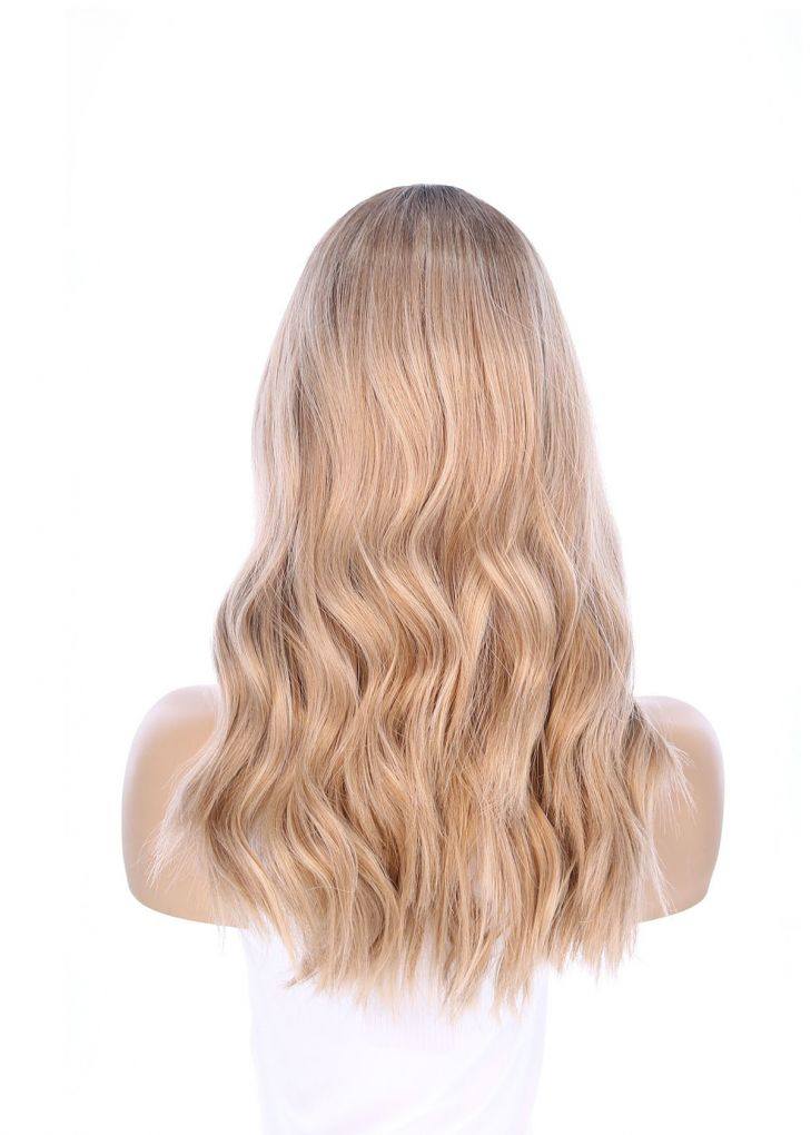 20" Divine Lace Top Wig Ash Blonde w/ Rooting