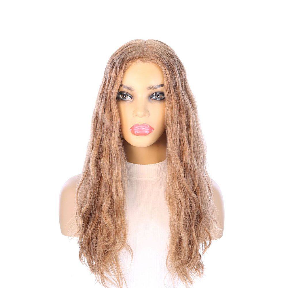 20" Divine Luxe Lace Top Wig #14 Warm Dark Blonde Wavy