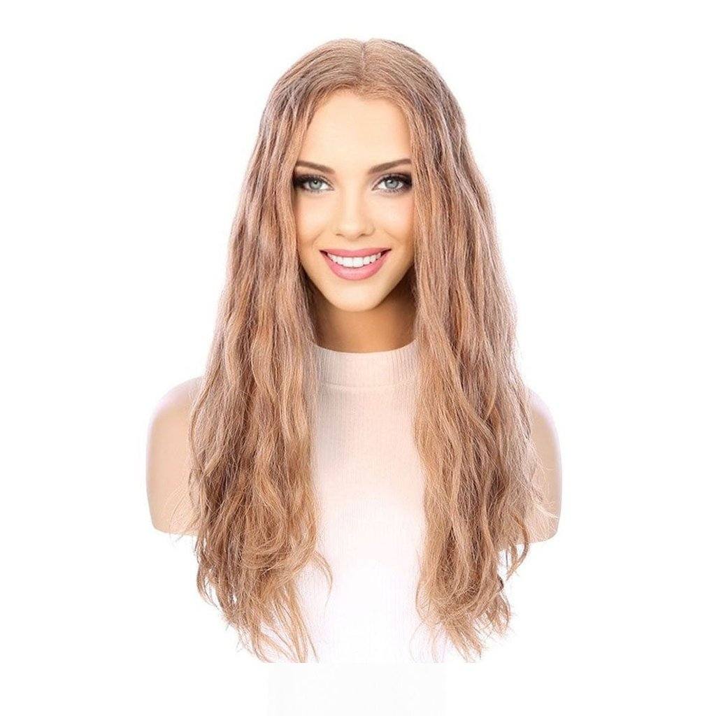 20" Divine Luxe Lace Top Wig #14 Warm Dark Blonde Wavy