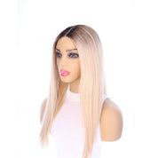 20" Divine Lace Top Wig Platinum Blonde w/ Rooting