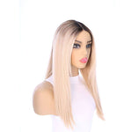 20" Divine Lace Top Wig Platinum Blonde w/ Full Rooting