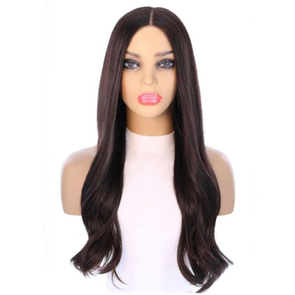 24" Divine Luxe Lace Top Wig #1B Black