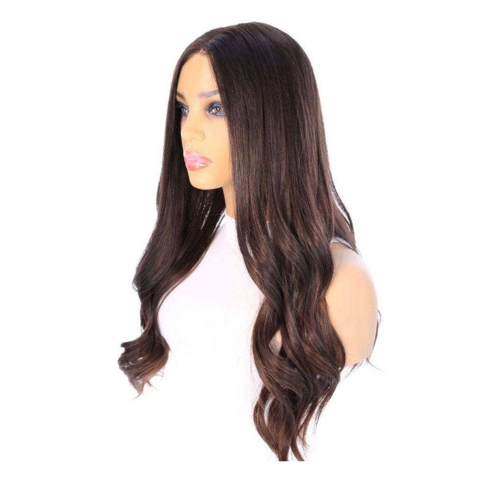 24" Divine Luxe Lace Top Wig #4 Dark Brown
