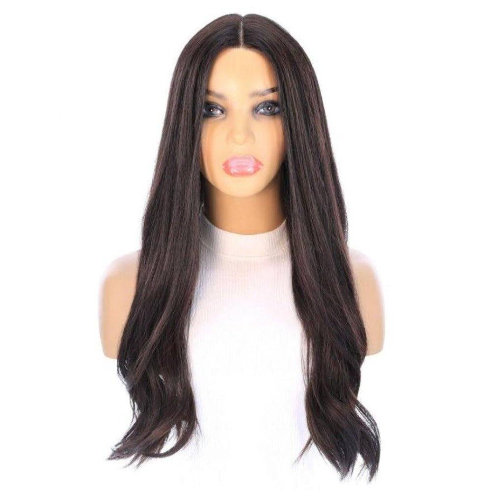 24" Divine Lace Top Wig Soft Black