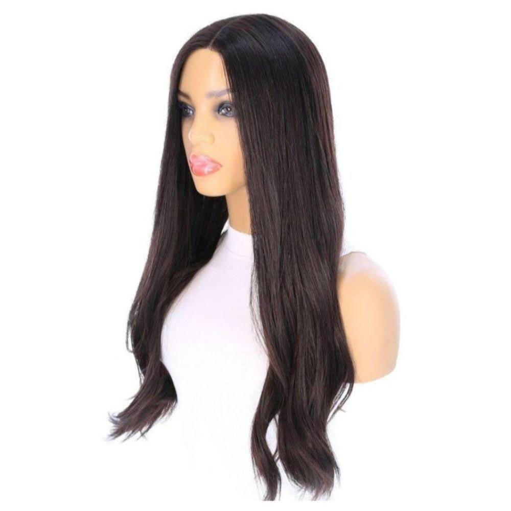24" Divine Lace Top Wig Soft Black