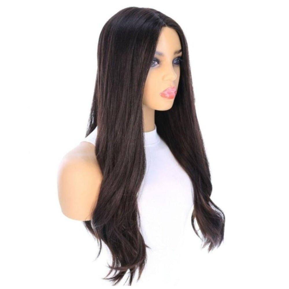 24" Divine Lace Top Wig Soft Black
