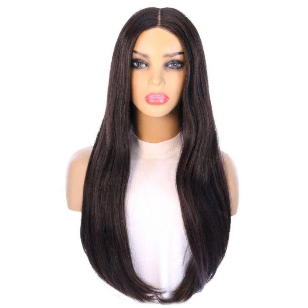 26" Divine Lace Top Wig Soft Black