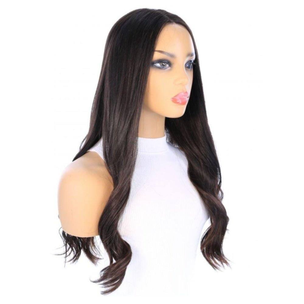 24" Divine Lace Top Wig Natural Black
