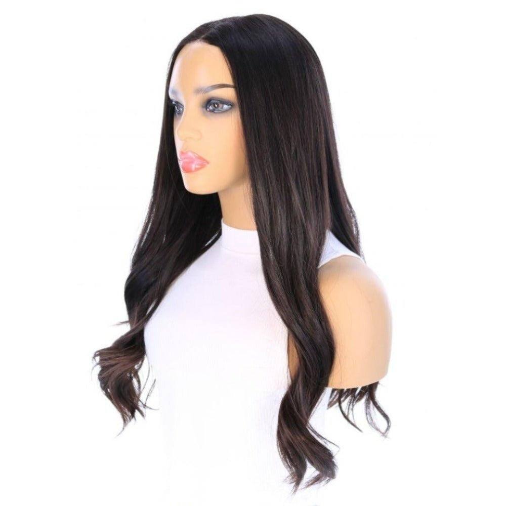 24" Divine Lace Top Wig Natural Black
