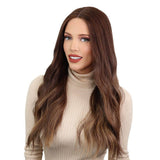 24" Divine Lace Top Wig Medium Brown Balayage