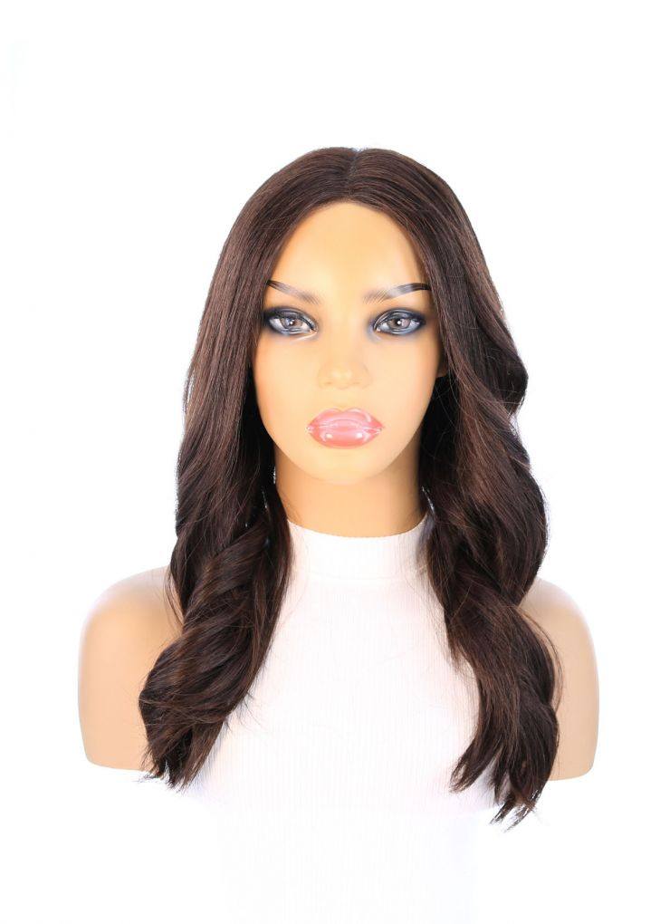 20" Divine Lace Top Wig Dark Brown