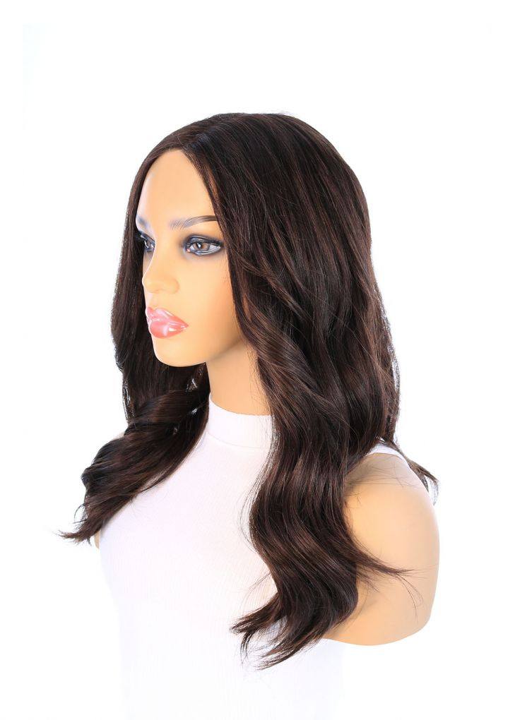 20" Divine Lace Top Wig Dark Brown