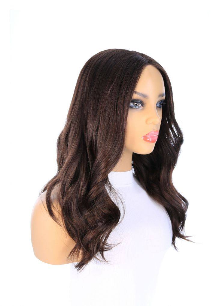 20" Divine Lace Top Wig Dark Brown