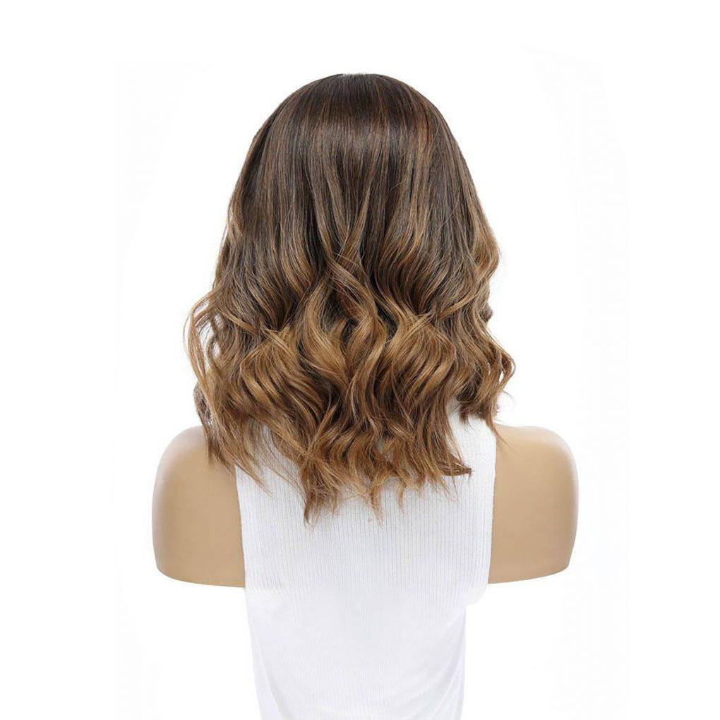 16" Divine Lace Top Wig Medium Brown Ombre