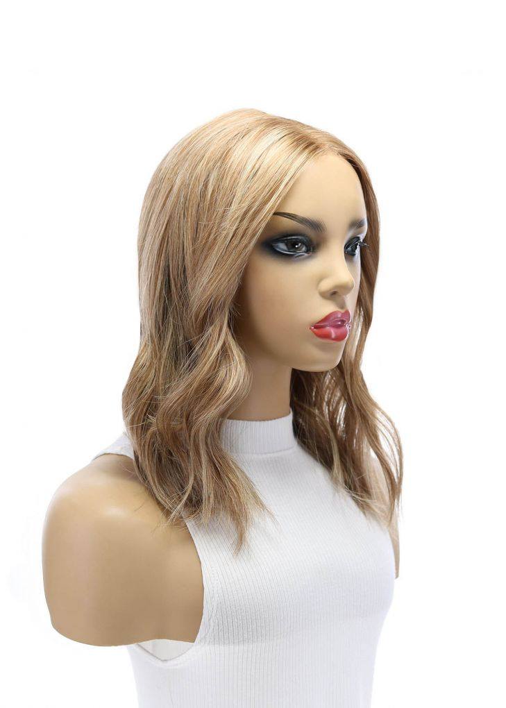 16" Divine Lace Top Topper Medium Blonde