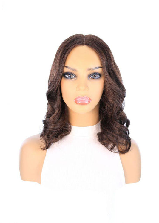 16" Divine Lace Top Topper Dark Brown