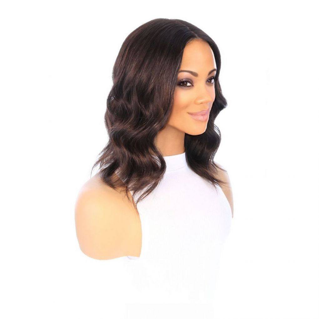 16" Divine Lace Top Topper Natural Black