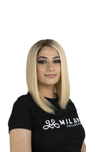 16" Princess Silk Top Wig Platinum Blonde