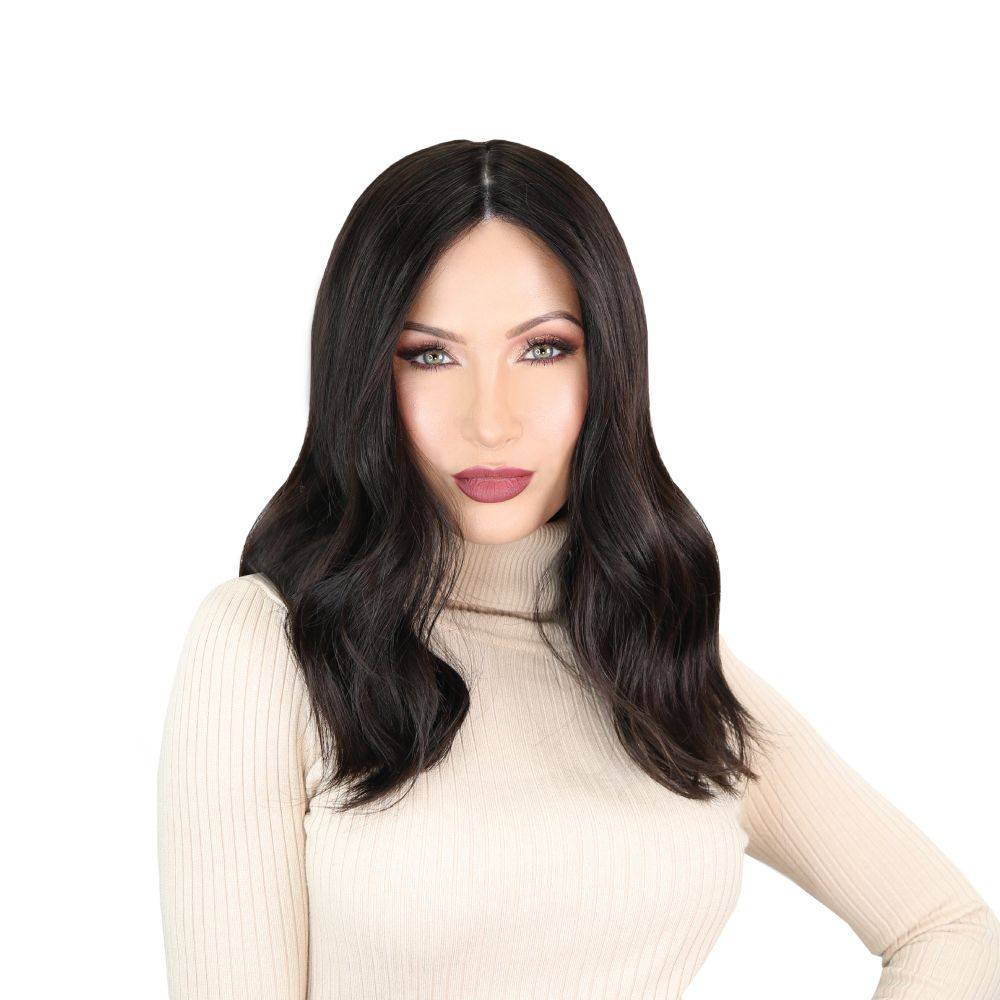 19" Nicole Silk Top Wig Soft Black