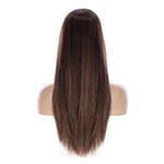 24" Gisele Silk Top Wig Medium Brown Balayage