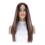 24" Gisele Silk Top Wig Medium Brown Balayage