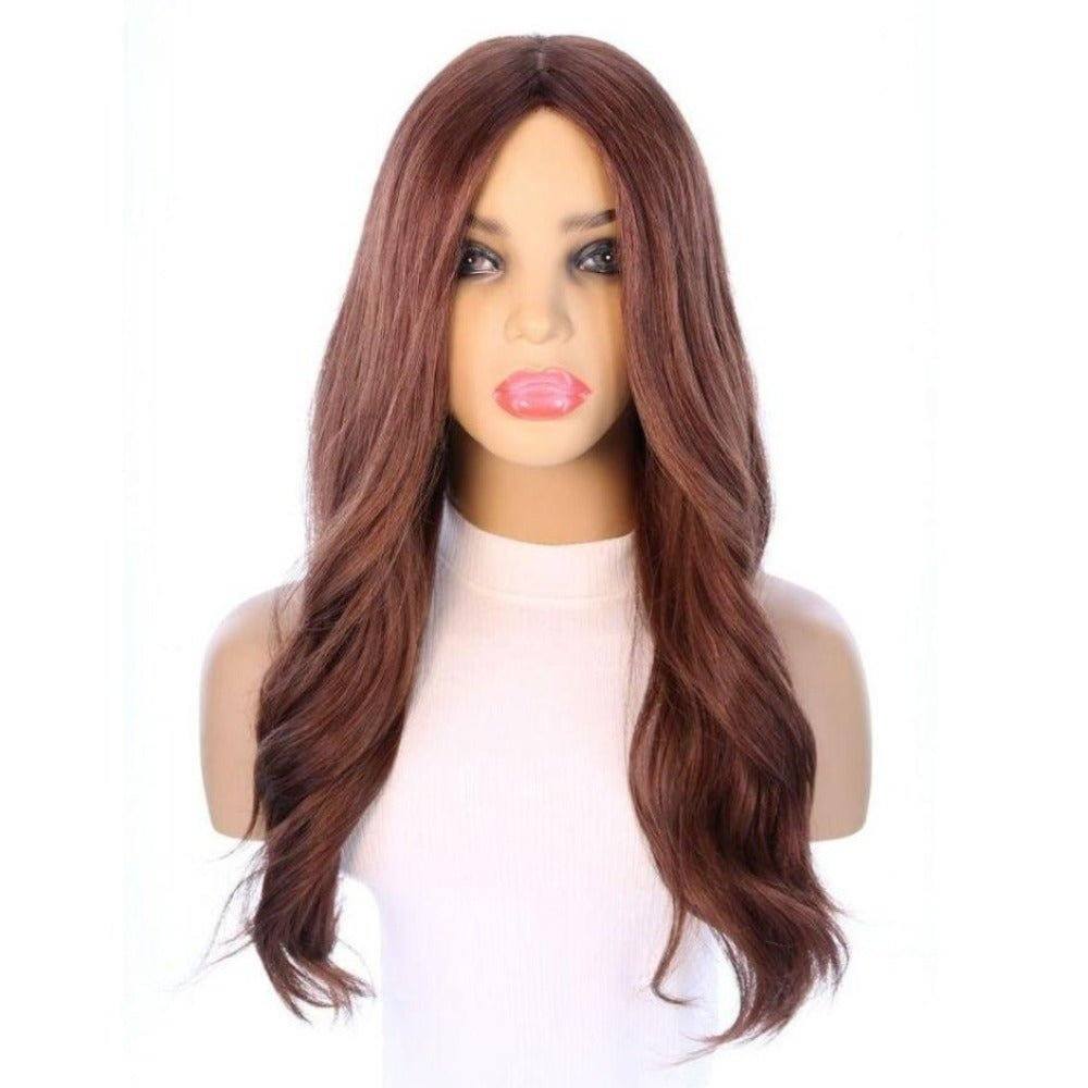 24" Gisele Silk Top Wig Auburn