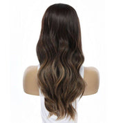 20" HatFall Wig Dark Brown Balayage