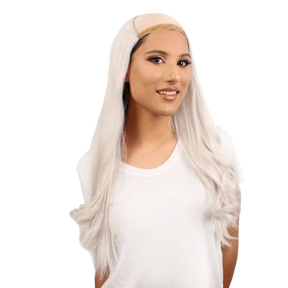 24" HatFall Wig Ice Blonde