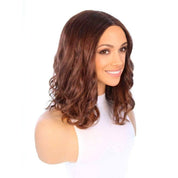 16" Divine Luxe Lace Top Topper #6 Neutral Medium Brown Wavy