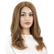 22" Ponytail Silk Part Wig Strawberry Blonde