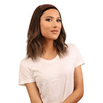 16" HatFall Wig Medium Brown Balayage