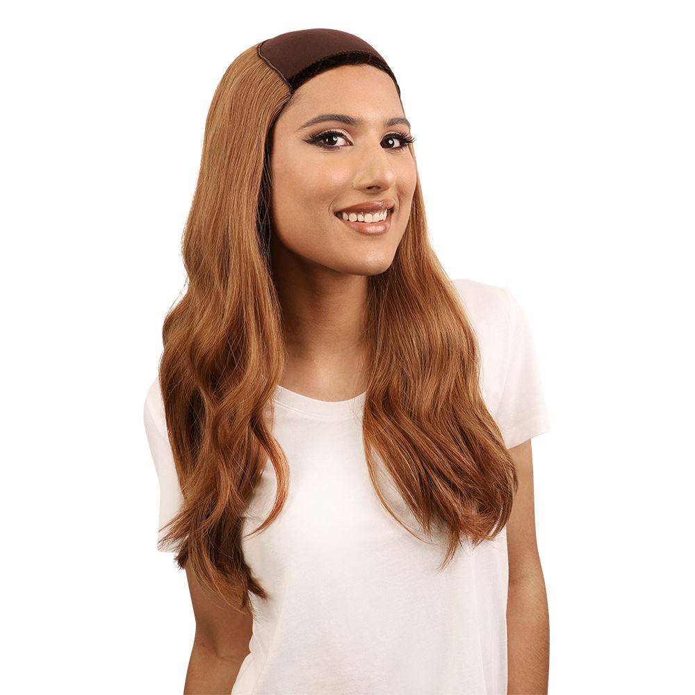24" HatFall Wig Strawberry Blonde