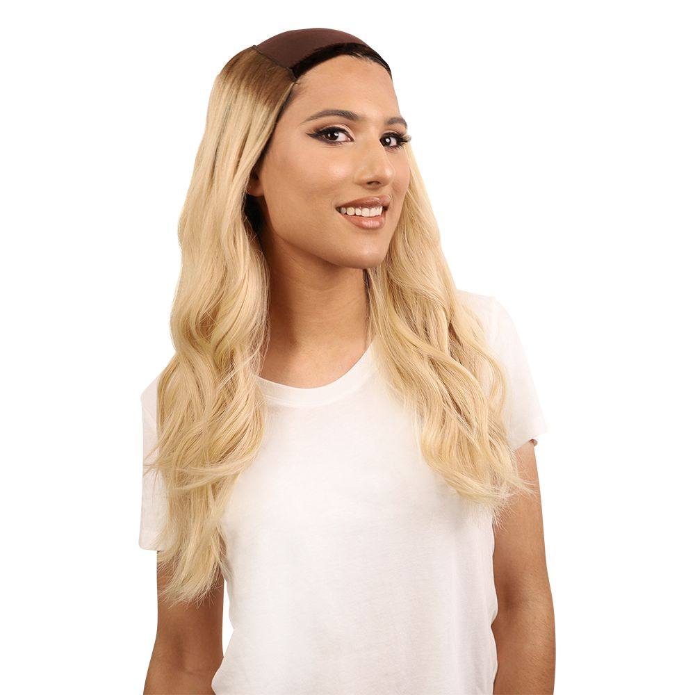 24" HatFall Wig Platinum Blonde