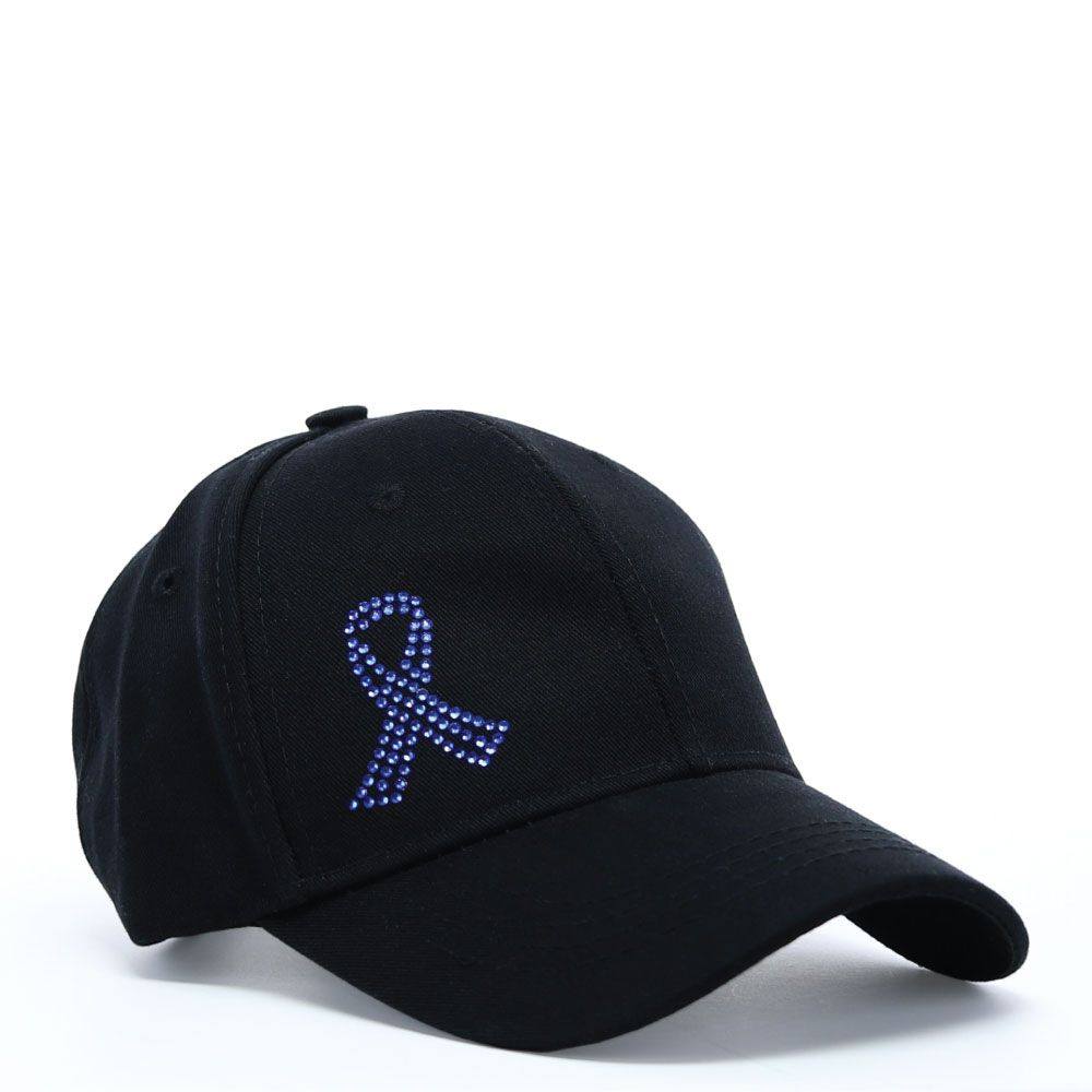 Bobbi Black with Blue Ribbon Baseball Cap