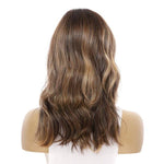 18" Luxe Silk Top Wig #Medium Brown w/ Balayage