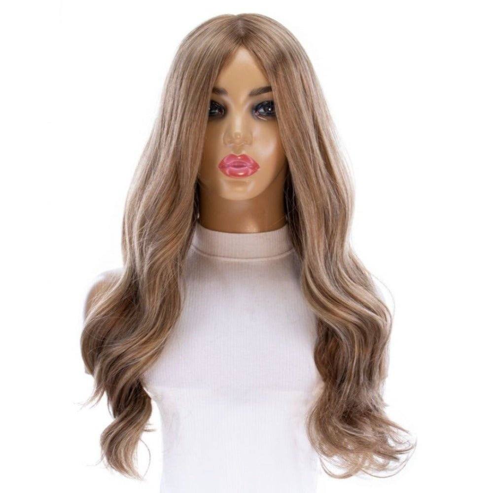 26" Amber Silk Top Wig Medium Blonde