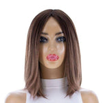 13" Victoria Silk Top Wig Medium Brown Balayage