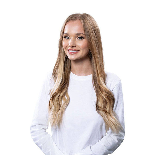24" U-Shape Topper Beige Blonde
