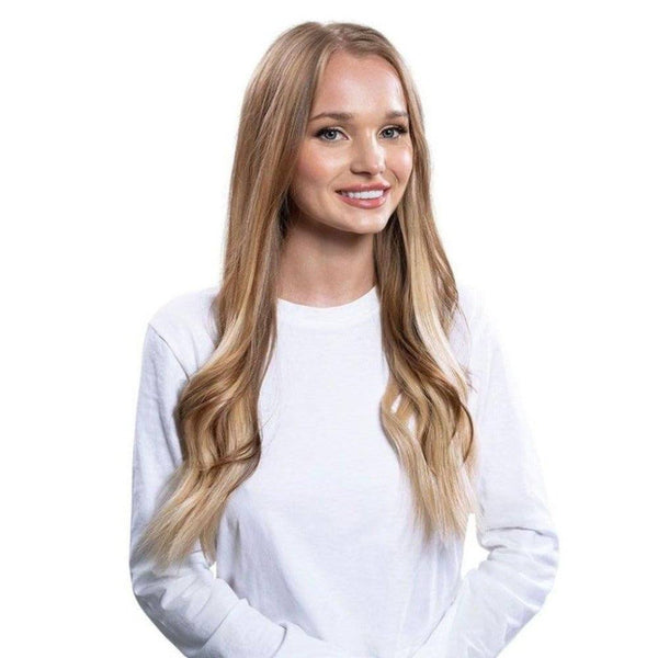 24" U-Shape Wig Beige Blonde