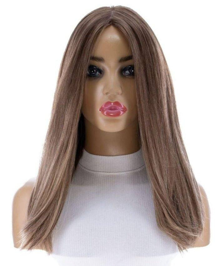 19" Nicole Silk Top Wig Light Brown Babylight