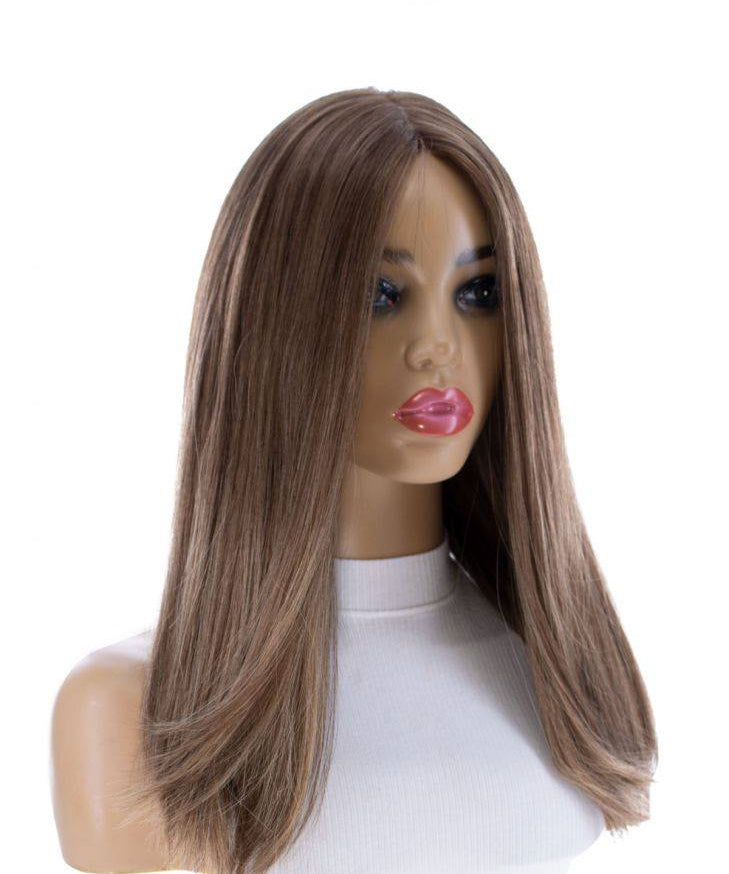 19" Nicole Silk Top Wig Light Brown Babylight