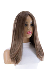 19" Nicole Silk Top Wig Light Brown Babylight