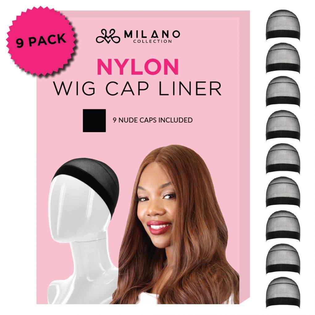 Nylon Wig Liner Black 9 Pack