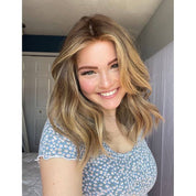 16" Luxe Silk Top Wig #6 Neutral Medium Brown w/ Balayage