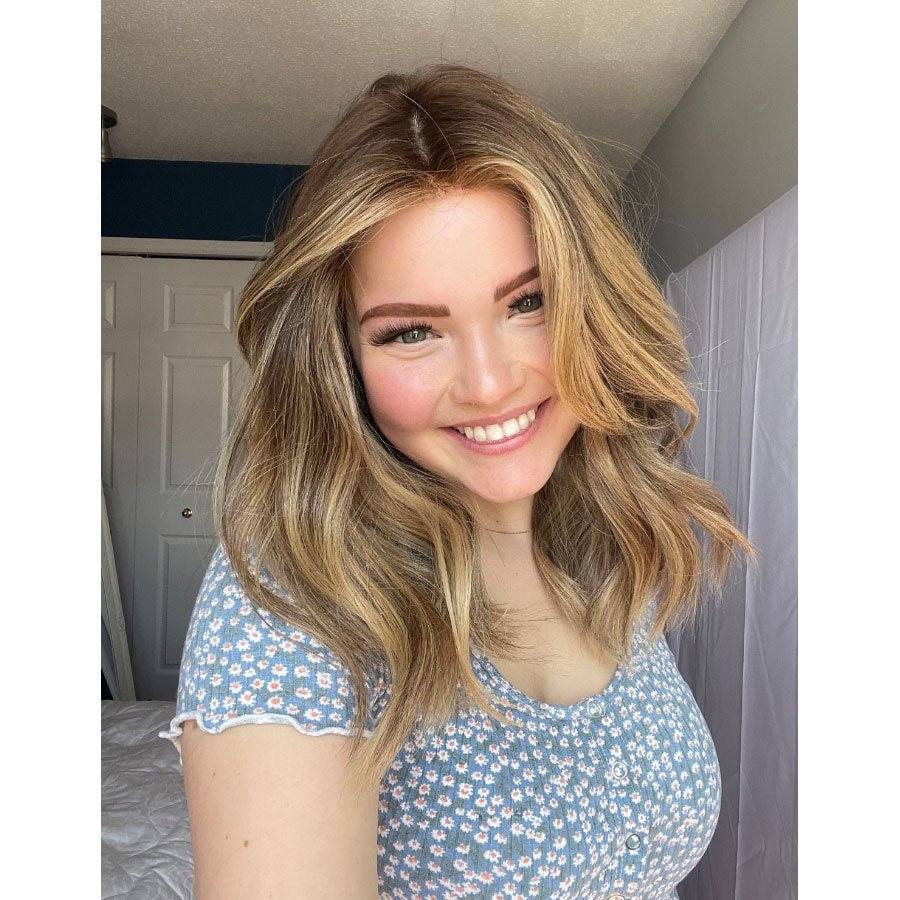16" Luxe Silk Top Wig #6 Neutral Medium Brown w/ Balayage