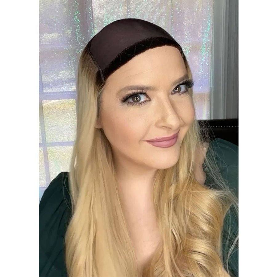 24" HatFall Wig Golden Blonde