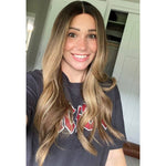 24" Divine Lace Top Wig Medium Blonde w/ Reverse Balayage